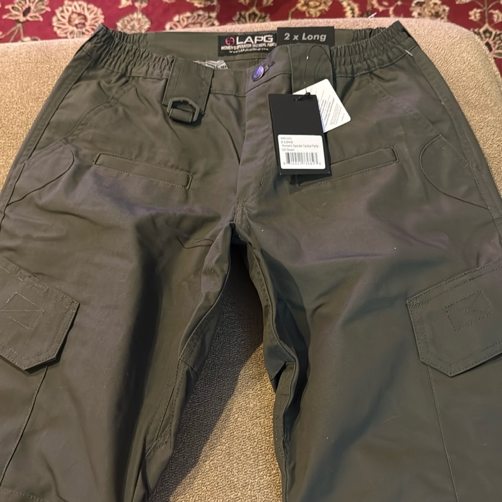 LAPG operator tactical pants green size 2 long wb1003 new (TD)